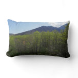 Smoky Mountains in Spring Landscape Lumbar Pillow