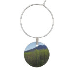 Smoky Mountains in Spring Landscape Wine Charm