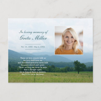 Smoky Mountains Memorial Postcard