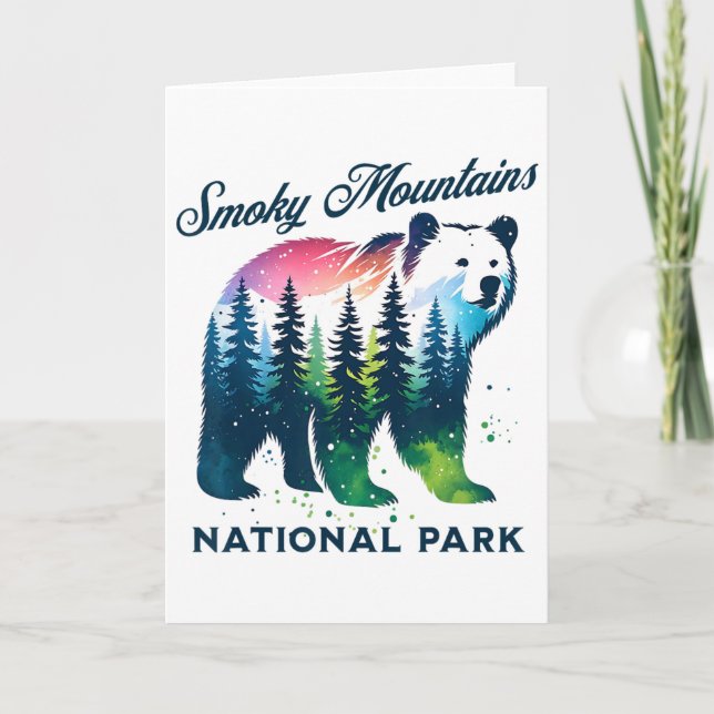 Smoky Mountains National Park  Card (Front)