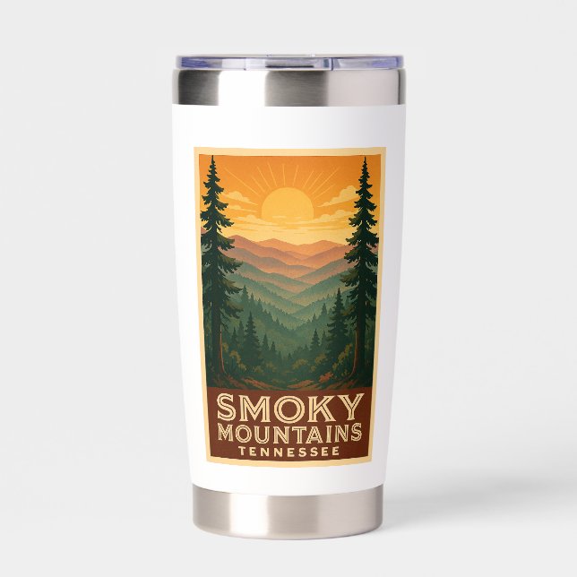 Smoky Mountains National Park Insulated Tumbler (Front)