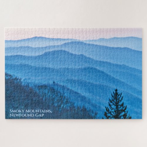 Smoky Mountains Newfound Gap GSMNP Photograph Jigsaw Puzzle
