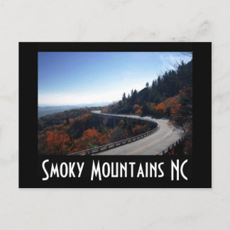 smoky mountains postcard
