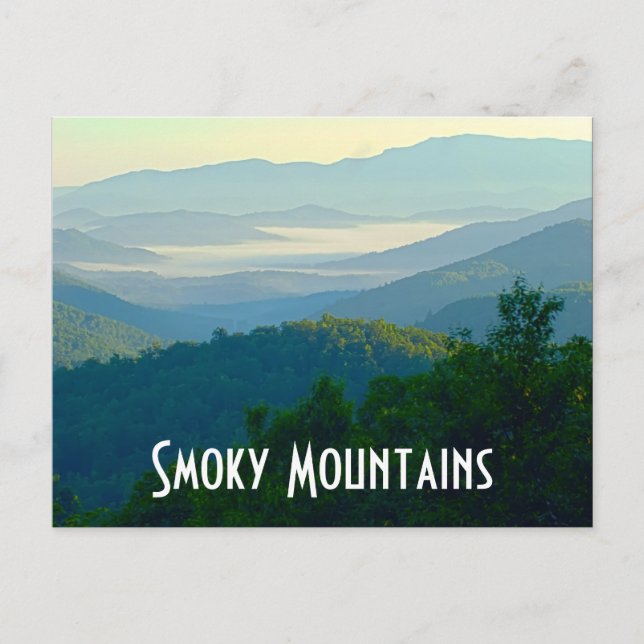 Smoky Mountains Postcard (Front)