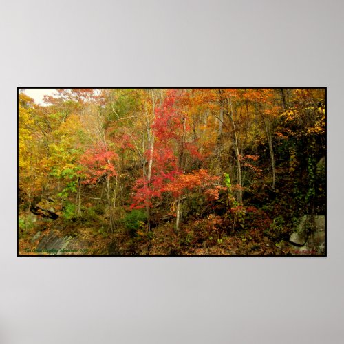 Smoky Mountains Tennessee in the Fall Poster