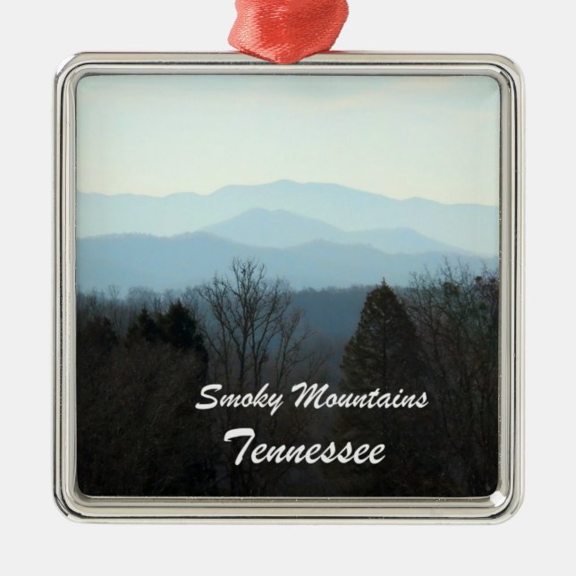 Smoky Mountains, Tennessee Metal Ornament (Front)