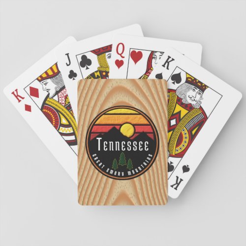 Smoky Mountains Tennessee  Poker Cards