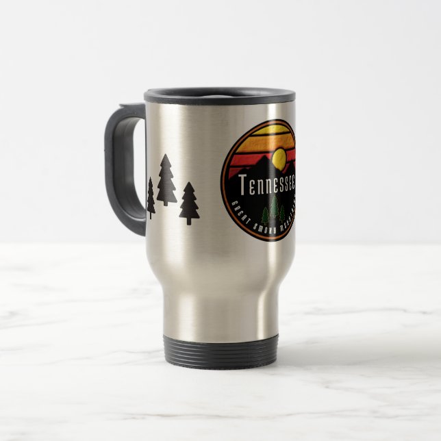 Smoky Mountains Tennessee   Travel Mug (Front Left)