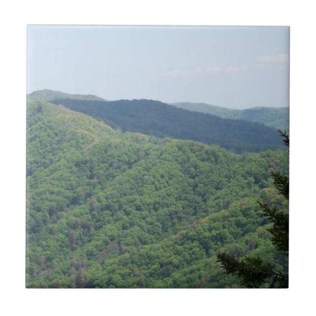 Smoky Mountains Trivet Tile 1 (Front)