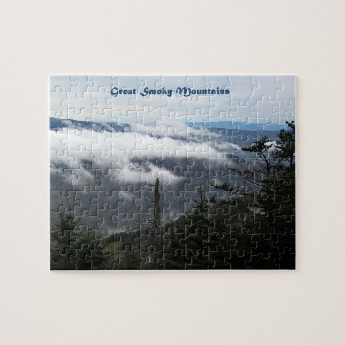 Smoky Mtns above the clouds Puzzles