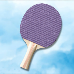 Smoky Plum Glitter Style Horizontal Stripes Ping Pong Paddle
