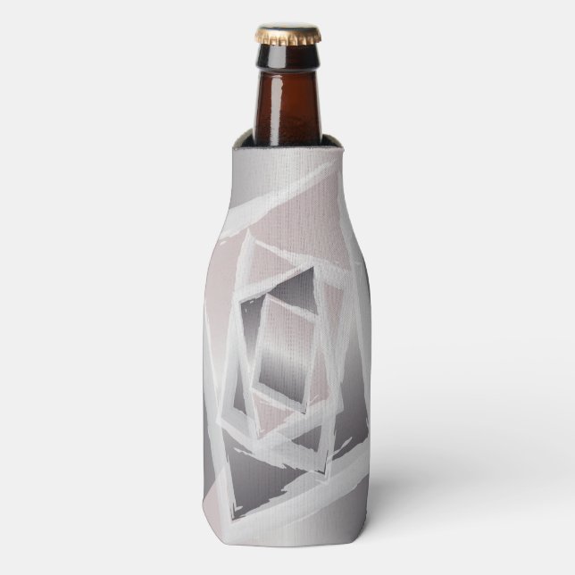 Smoky quartz gray bottle cooler (Bottle Front)