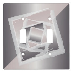 Smoky quartz gray light switch cover