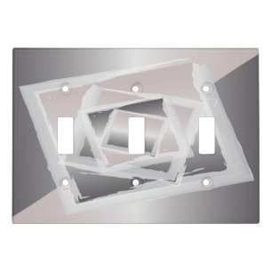 Smoky quartz gray light switch cover