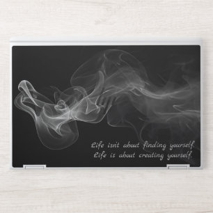 Smoky Quote HP Laptop Skin