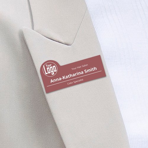 Smoky Topaz Logo Business  Expertise Employee Name Tag