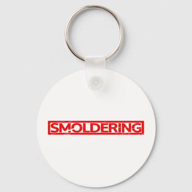 Smoldering Stamp Keychain (Front)