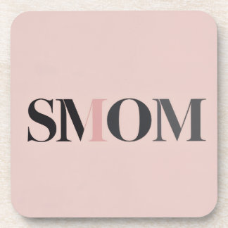 Smom Clock Gift Beverage Coaster