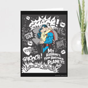 Smooch, Smack - Collage Card