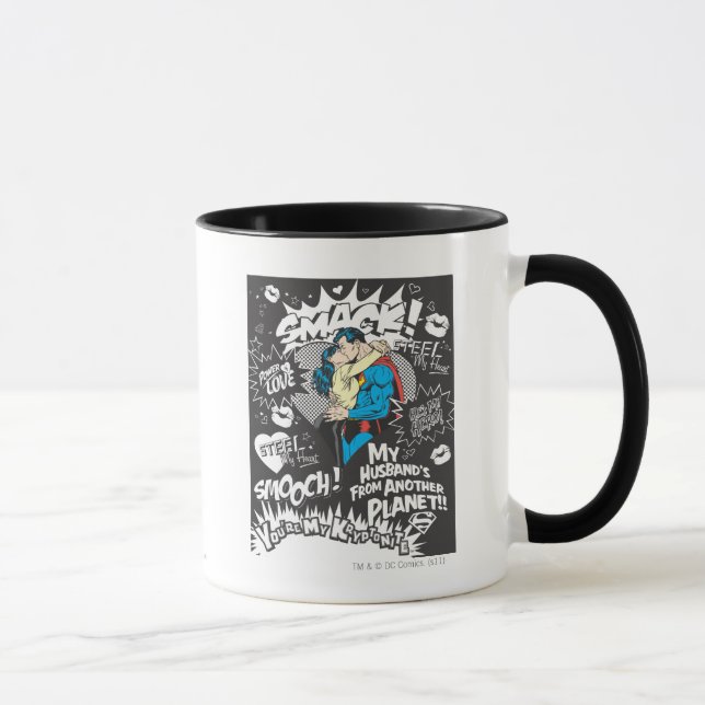 Smooch, Smack - Collage Mug (Right)