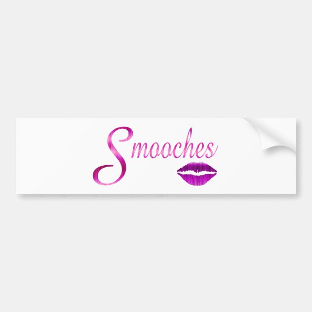 Smooches Bumper Sticker (Front)