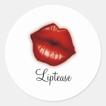 Smooches Collection Classic Round Sticker by SayItNow at Zazzle