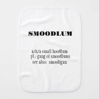 Smoodlum burp cloth