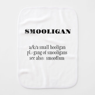 Smooligan baby burp cloth