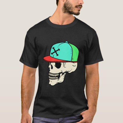 Smooth And Easygoing Rebellious Gardener Skull Pea T_Shirt