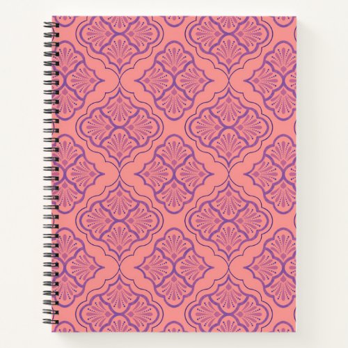Smooth Arabesque _ Mystic Geometric Pattern Notebook