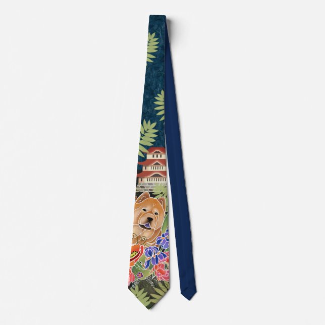 SMOOTH  Chow -  Designer necktie by Sandra (Front)