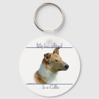 Smooth Collie Best Friend Keychain