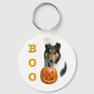 Smooth Collie Boo Keychain