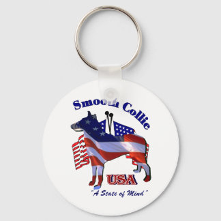 Smooth Collie Gifts Keychain