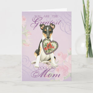 Smooth Collie Heart Mom Card