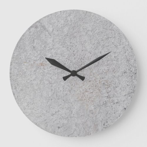 SMOOTH CONCRETE TEXURE LARGE CLOCK