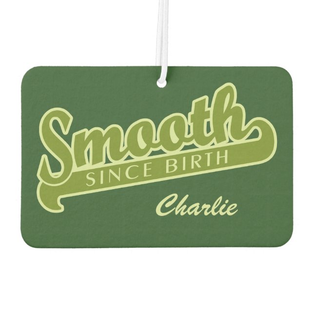 SMOOTH custom car air freshner Car Air Freshener (Back)