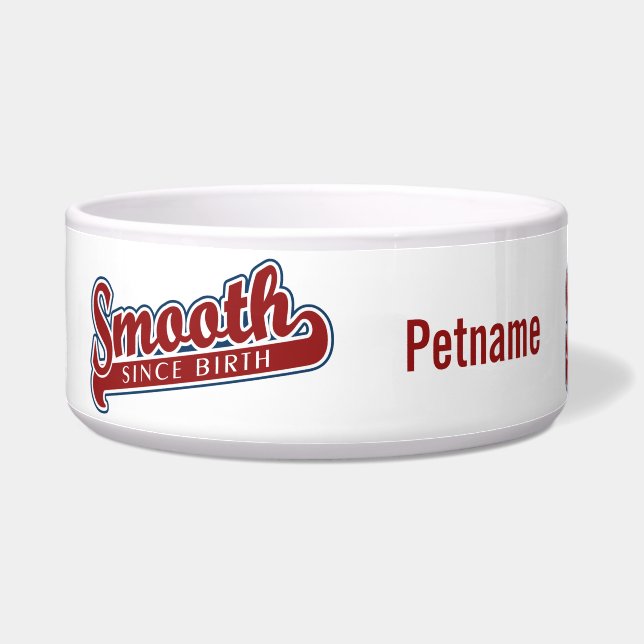 SMOOTH custom pet bowls (Left)