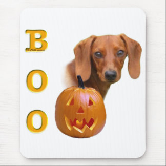 Smooth Dachshund Boo Mouse Pad