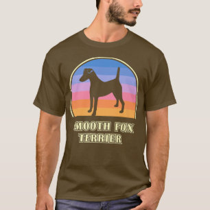 Smooth Fo Terrier Vintage Sunset Dog T-Shirt