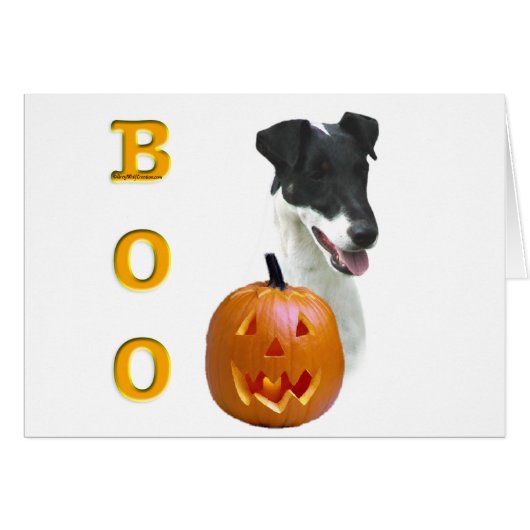 Smooth Fox Terrier Boo Cards (Front Horizontal)