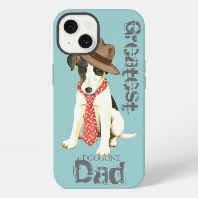 Smooth Fox Terrier Dad Iphone Case (Back)