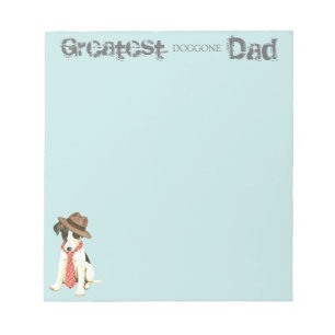 Smooth Fox Terrier Dad Notepad