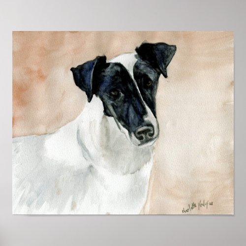 Smooth Fox Terrier Dog Art Print