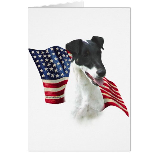 Smooth Fox Terrier Flag Cards (Front)