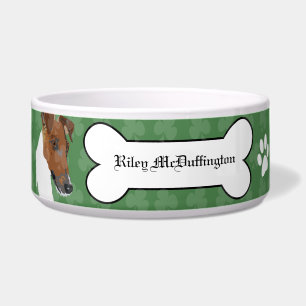 Smooth Fox Terrier Irish Pet Dog Food Bowl