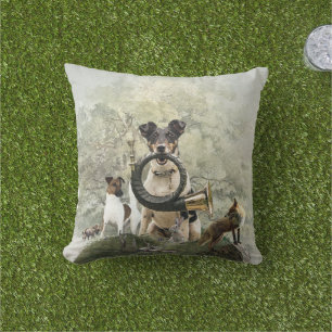 Smooth Fox Terrier   Outdoor Pillow