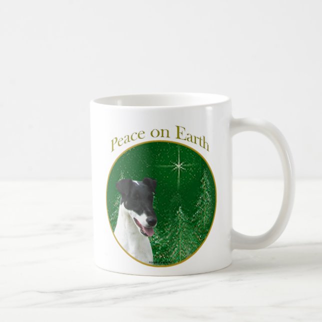 Smooth Fox Terrier Peace Coffee Mug (Right)