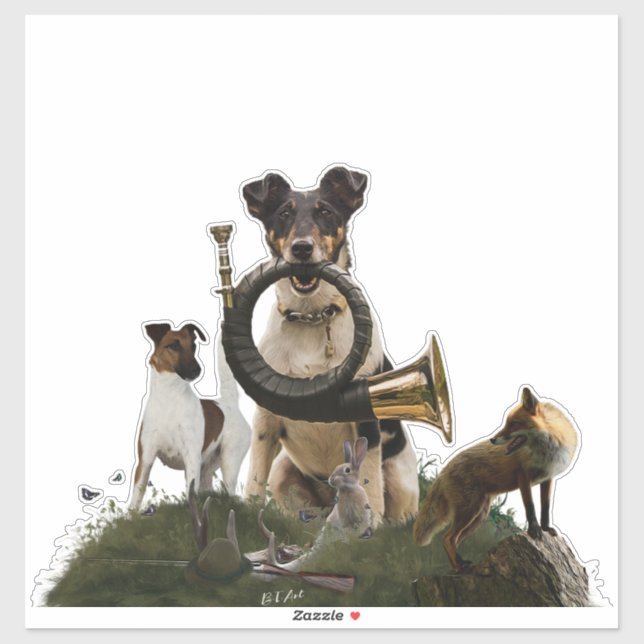 Smooth Fox Terrier   Sticker (Sheet)