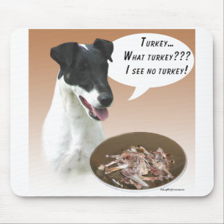 Smooth Fox Terrier Turkey Mouse Pad